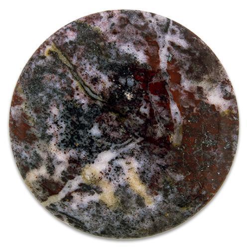 Chicken Blood Stone Plug - 1 Pair