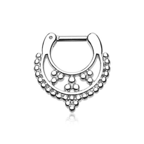 Classic Royal Filigree Septum Clicker / Daith Clicker - 1 Piece