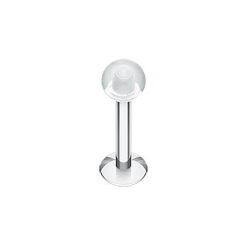 Clear UV Acrylic Ball Top Labret