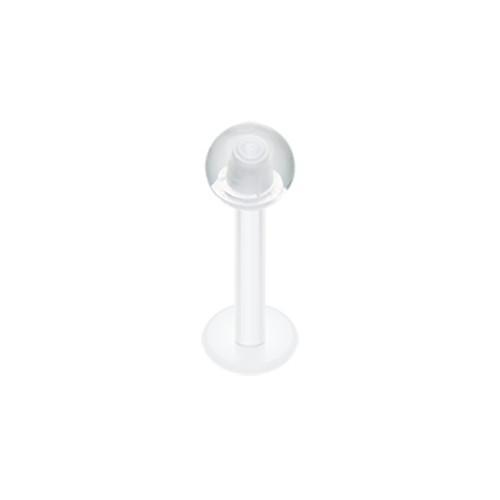 Clear UV Acrylic Flexible Shaft Labret