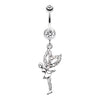Clear Fairy Dazzle Belly Button Ring