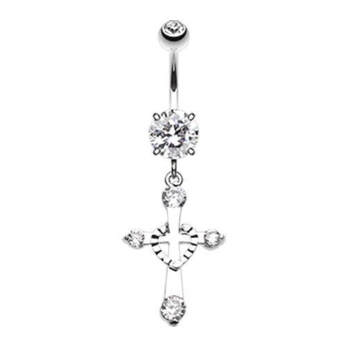 cross belly button rings tumblr