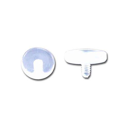 Dermals Clear Microdermal Retainer Head - 1 Piece #SPLT#6 -Rebel Bod-RebelBod