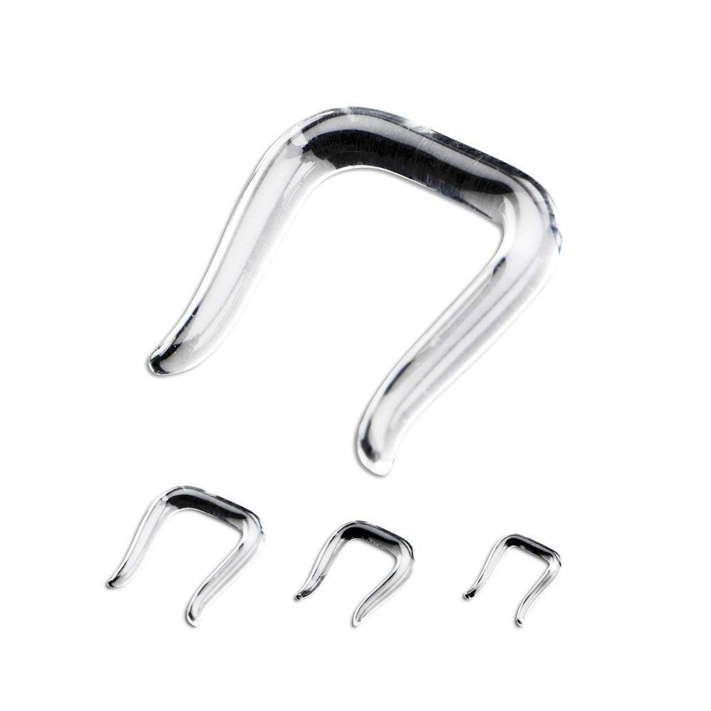 Clear Pyrex Glass Septum Retainer Septum Staple