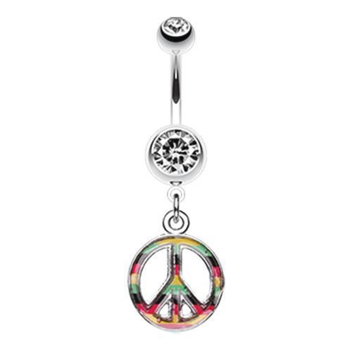 Rasta belly sale button rings