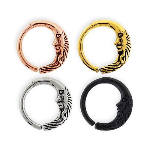 Crescent Moon Bendable Seamless Ring Bendable Ring - 1 Piece