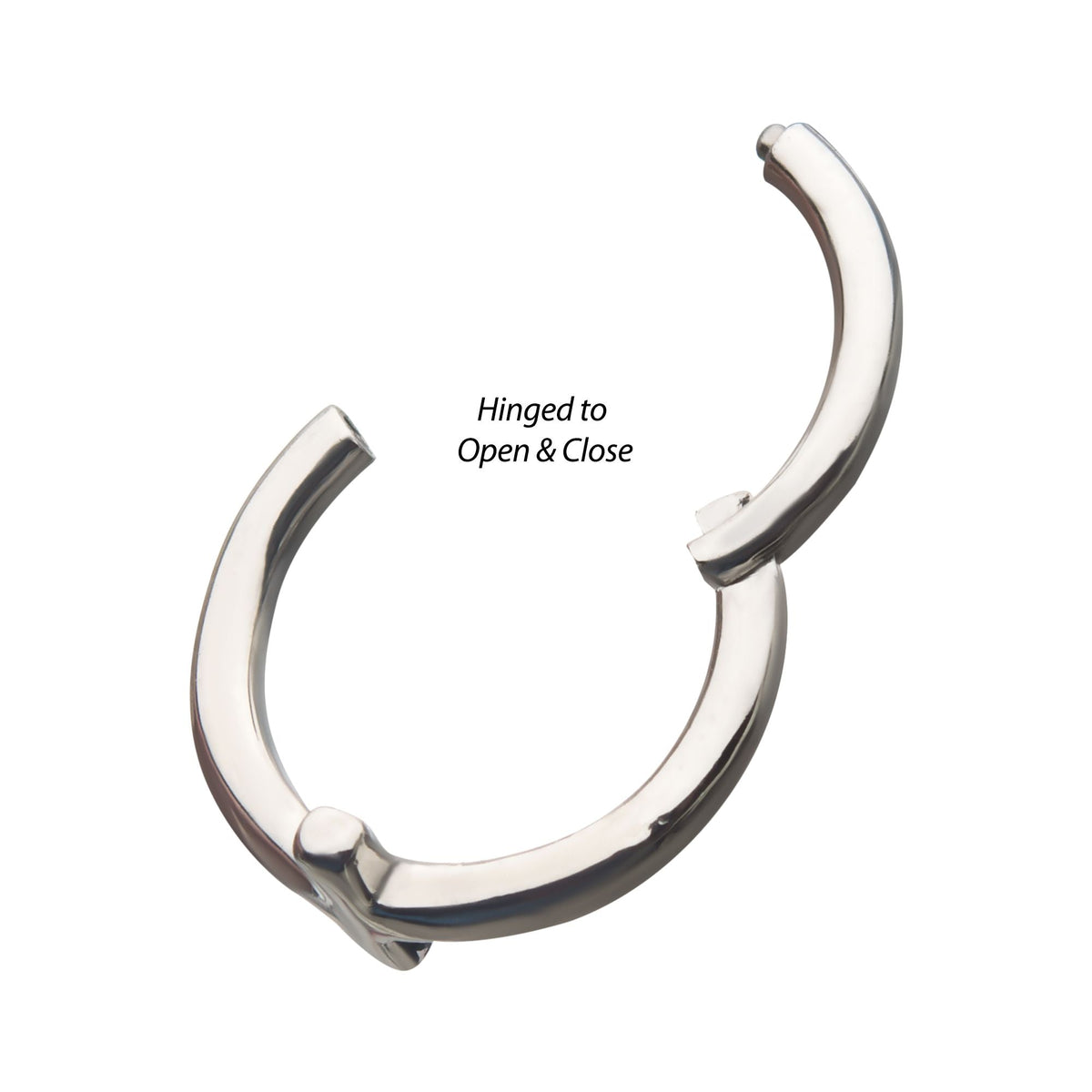 SEAMLESS CLICKER Cross Hinged Segment rings -Rebel Bod-RebelBod