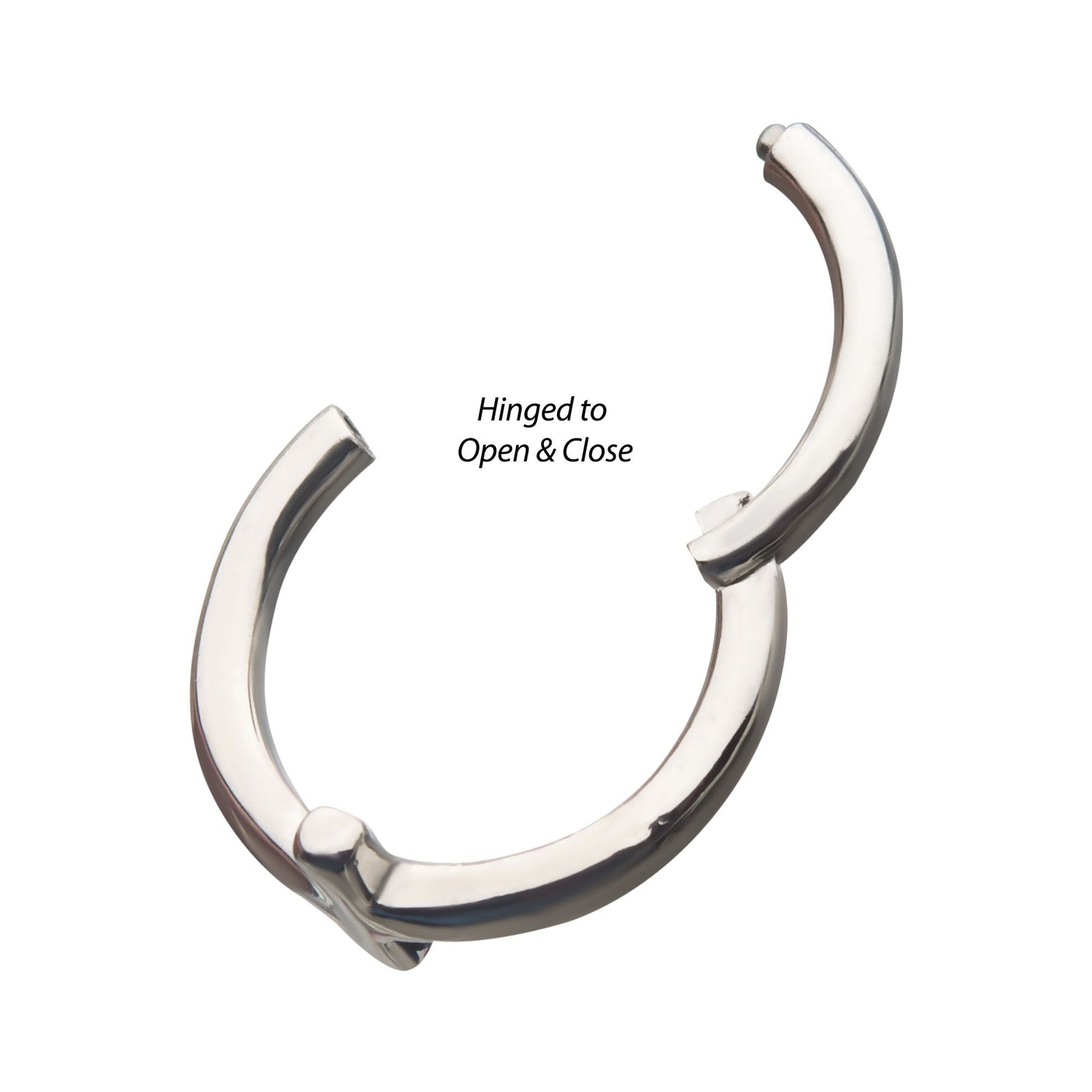 SEAMLESS CLICKER Cross Hinged Segment rings -Rebel Bod-RebelBod