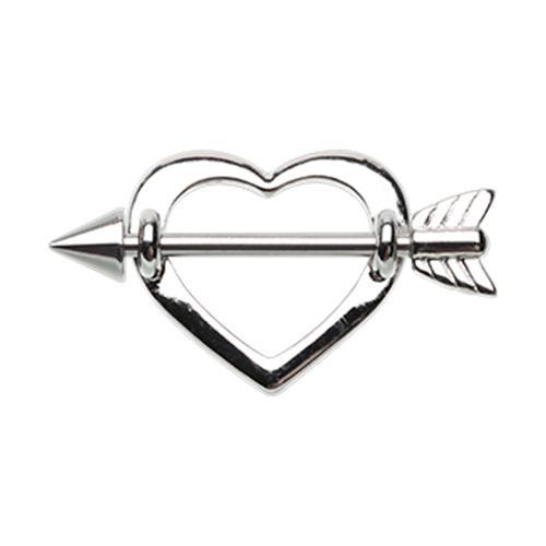 Cupid's Heart Nipple Shield Ring - 1 Piece