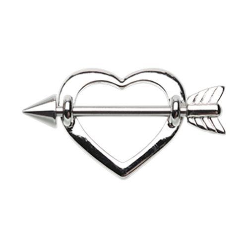 Cupid's Heart Nipple Shield Ring - 1 Piece