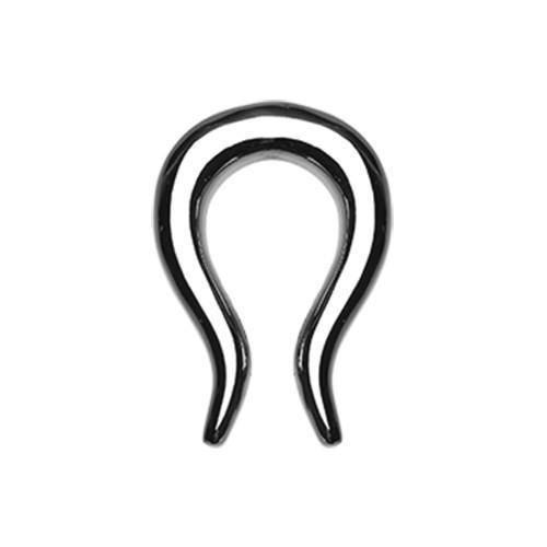 Curved Pincher Ear Gauge Buffalo Taper - 1 Pair