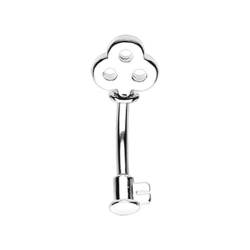 Dainty Princess Key Belly Button Ring