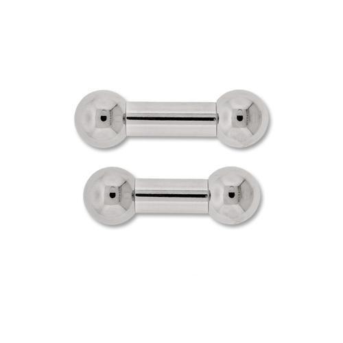 STRAIGHT BARBELL Dark Purple Internally Threaded Titanium Barbell - 1 Piece - Special -Rebel Bod-RebelBod