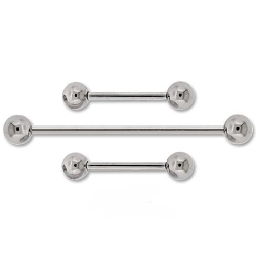 STRAIGHT BARBELL Dark Purple Internally Threaded Titanium Barbell - 1 Piece - Special -Rebel Bod-RebelBod