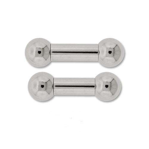 STRAIGHT BARBELL Dark Purple Internally Threaded Titanium Barbell - 1 Piece - Special -Rebel Bod-RebelBod