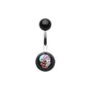 Day of the Dead Lady Acrylic Logo Belly Button Ring