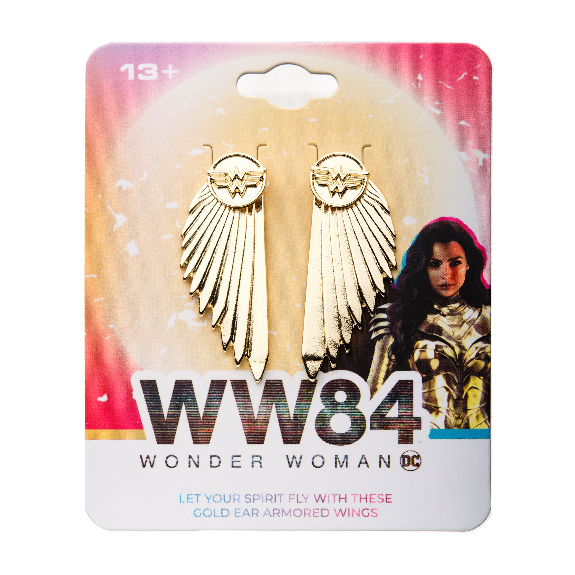 DC COMICS DC Comics Wonder Woman 1984 Gold Armor Wings Earring -Rebel Bod-RebelBod