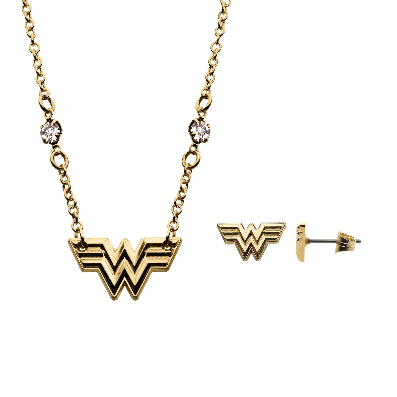 DC COMICS DC Comics Wonder Woman 1984 Necklace Earring Set -Rebel Bod-RebelBod
