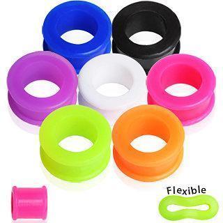 Tunnels - Double Flare Double Flare Flexible Tunnel Plug - 1 Piece -Rebel Bod-RebelBod