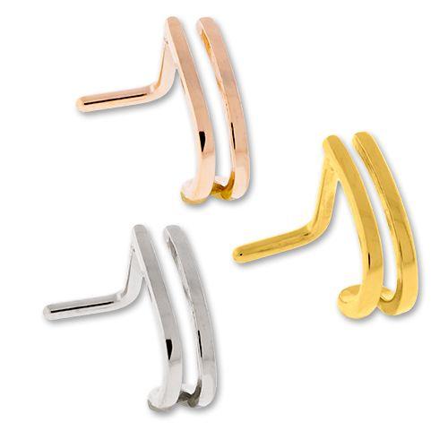 Nose Ring - Nose Curve Double Nose Curve - 1 Piece -Rebel Bod-RebelBod