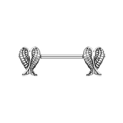 Fallen Angel Wing Nipple Barbell - 1 Piece