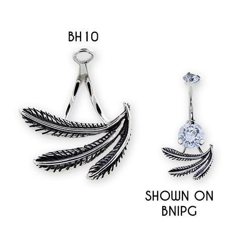 Feathers Navel Hanger