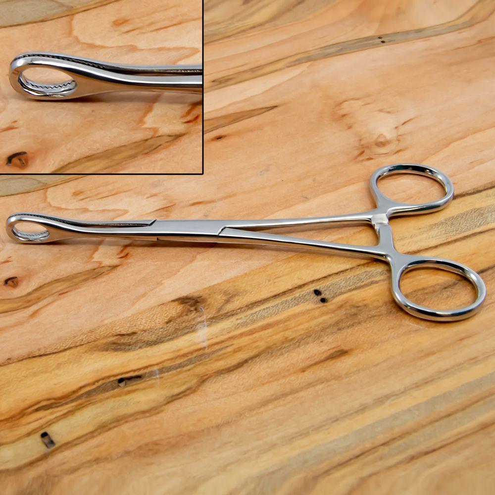 Forceps Sponge Non Slotted With Ratchet - 1 Piece -Rebel Bod-RebelBod