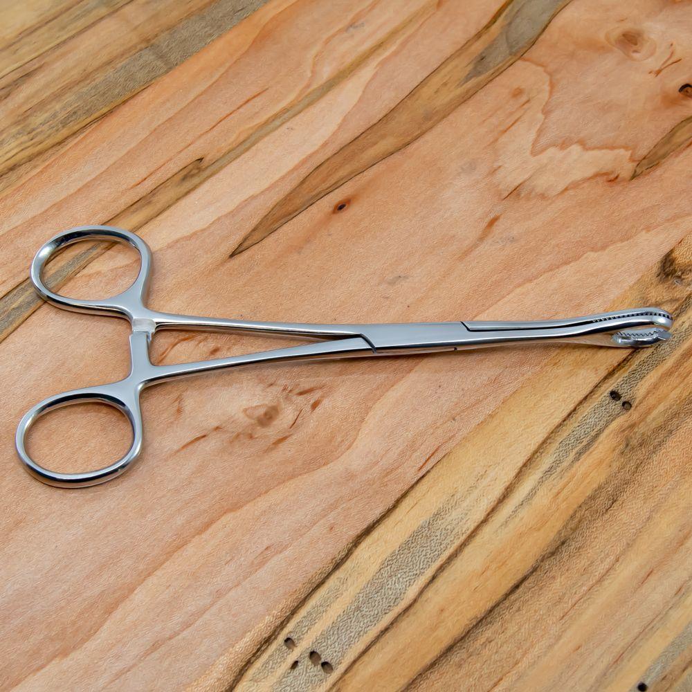 Forceps Sponge Slotted With Ratchet  - 1 Piece -Rebel Bod-RebelBod