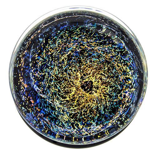 Galaxy Dichro Glass Plug Orange Blue - 1 Piece #SPLT#2