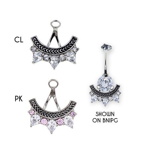 Gem Braid Navel Hanger - 1 Piece -Rebel Bod-RebelBod