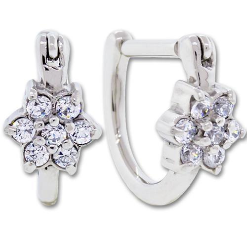 Clicker - Cartilage | Septum Gem Flower Ear Clicker - 1 Piece + -Rebel Bod-RebelBod