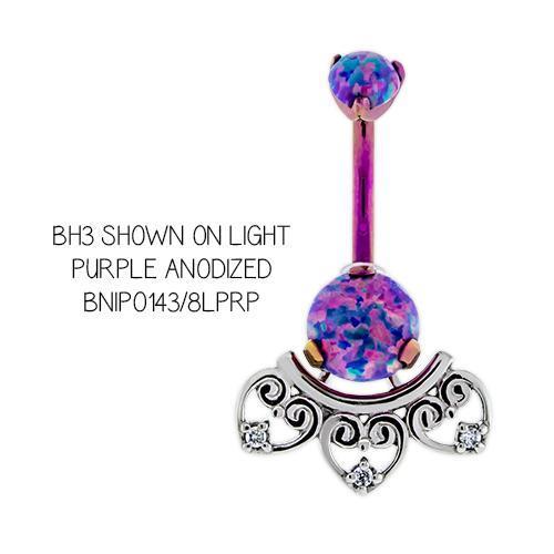 Gem Heart Navel Hanger