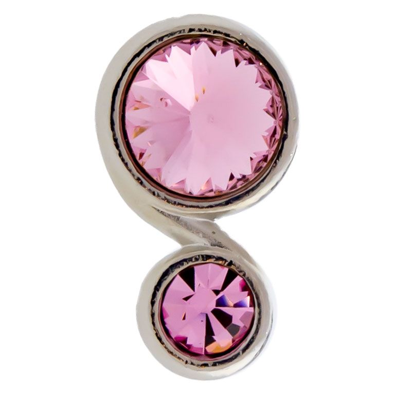 Cartilage Earring - Cartilage Barbell Gem Swirl Ear Barbell - 1 Piece -Rebel Bod-RebelBod