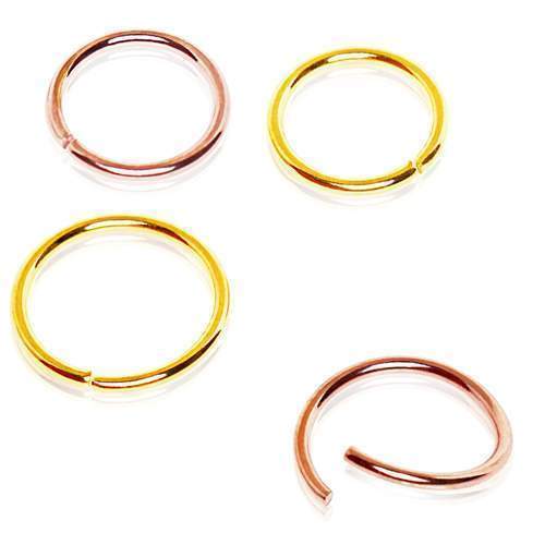 SEAMLESS RING Gold Plated Annealed Seamless Ring - 1 Piece -Rebel Bod-RebelBod