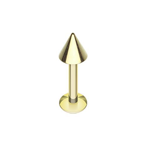 Gold Plated Spike Labret