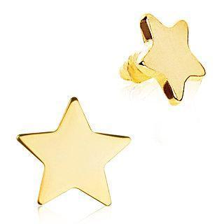 Gold Plated Star Dermal Top