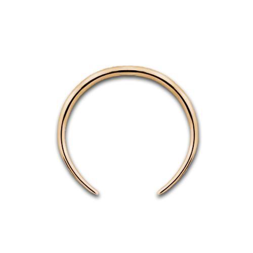 Pincher | Crescent Golden Basic Steel Pincher Septum Ring - -Rebel Bod-RebelBod