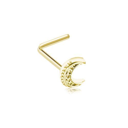 Moon shaped nose ring deals