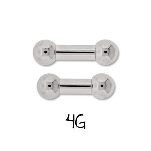 STRAIGHT BARBELL Golden Internally Threaded Titanium Barbell - 1 Piece - Special -Rebel Bod-RebelBod