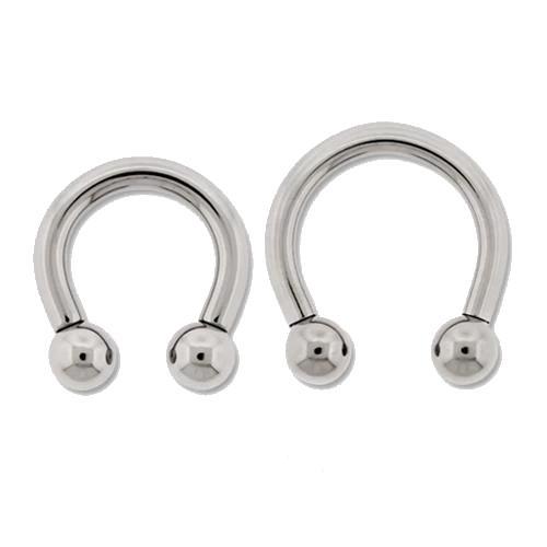CIRCULAR BARBELL | HORSESHOE Golden Internally Threaded Titanium Horseshoe Circular Barbell - 1 Piece - Special -Rebel Bod-RebelBod