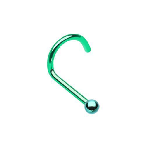 Green Ball Top Nose Screw Ring
