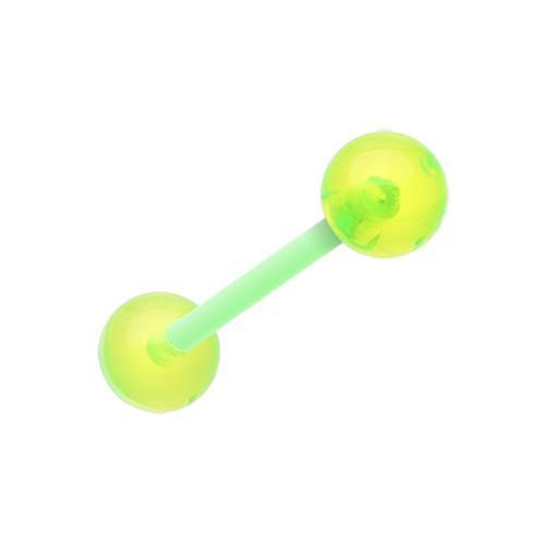 Clearance clear tongue piercing Outlet Online 14g Retainer 16mm with O Ring Tong