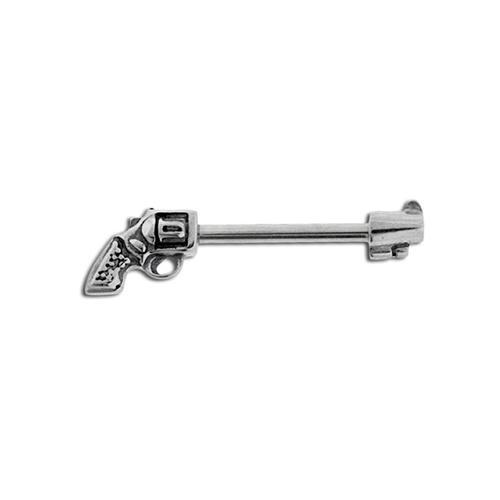 Nipple Barbell Handgun Ends Nipple Barbell - 1 Piece -Rebel Bod-RebelBod