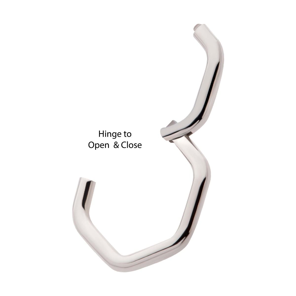 SEAMLESS CLICKER Hexagon Shape Front Facing Hinged Segment Clicker -Rebel Bod-RebelBod