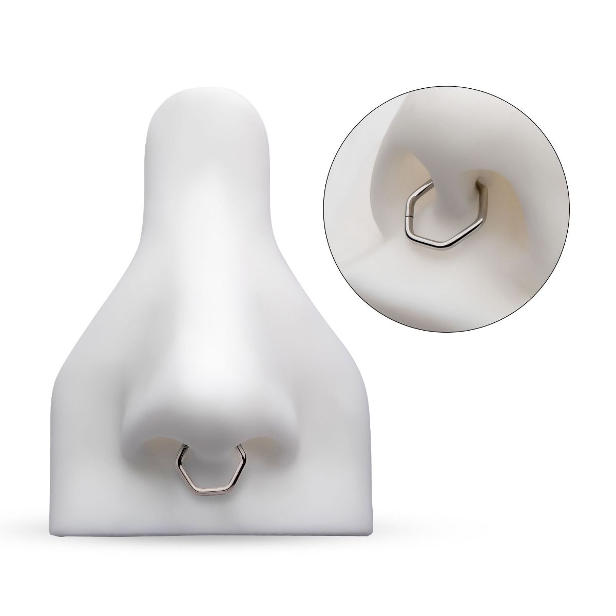 SEAMLESS CLICKER Hexagon Shape Front Facing Hinged Segment Clicker -Rebel Bod-RebelBod