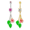 Hibiscus Flower Belly Ring - 1 Piece