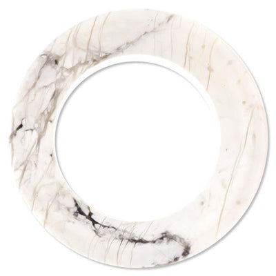 Howlite Stone Double Flare Tunnel Pair - 1 Pair