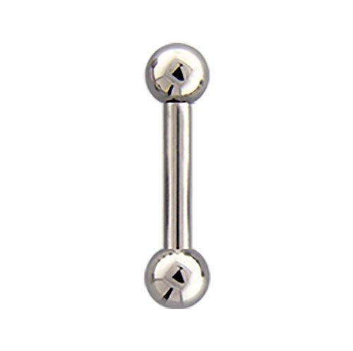STRAIGHT BARBELL Internally Threaded Titanium Barbell - 1 Piece -Rebel Bod-RebelBod
