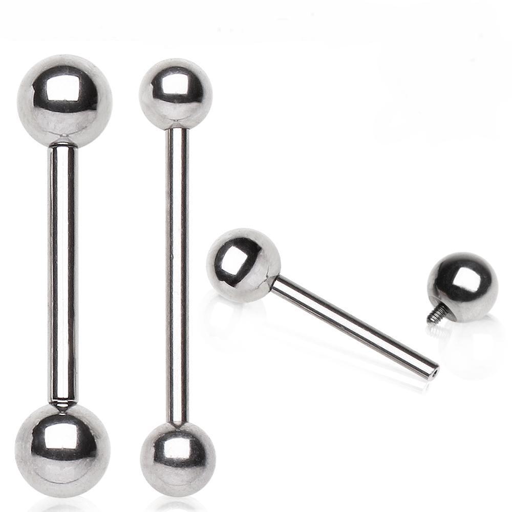 Titanium Straight Barbell