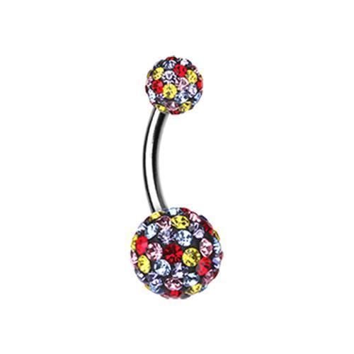 Jolly Brilliant Sprinkles Multi-Sprinkle Dot Belly Button Ring